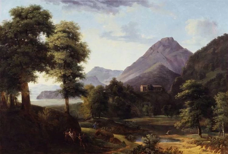 Paesaggio con figure